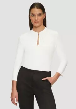 Топ с длинными рукавами MET 3/4-MOUWEN VAN EEN s.Oliver BLACK LABEL, молочный