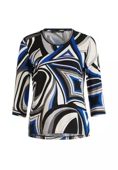 Топ с длинными рукавами MET PRINT Betty Barclay, черный