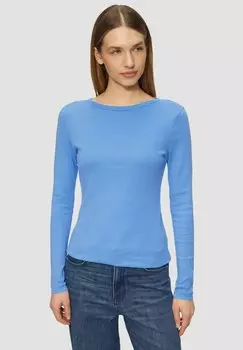 Топ с длинными рукавами MET SLIM FIT s.Oliver, синий