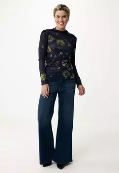 Топ с длинными рукавами Mexx, темно-синий