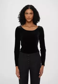 Топ с длинными рукавами MICHAEL Michael Kors, черный
