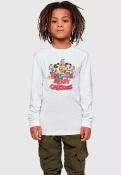 Топ с длинными рукавами MICKEY MOUSE AND FRIENDS CHRISTMAS ABSOLUTE CULT, цвет white