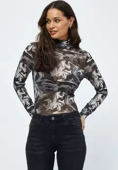 Топ с длинными рукавами MIDIVIA TURTLENECK 1 Minus, черный