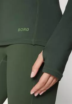 Топ с длинными рукавами MIDLAYER Bjrn Borg, оливковый