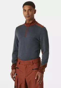 Топ с длинными рукавами MIDWEIGHT Helly Hansen, антрацит