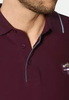 Топ с длинными рукавами MILANVETZO Babista, темно-красный