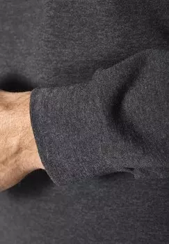 Топ с длинными рукавами MIMMOLITZI Babista, темно-серый