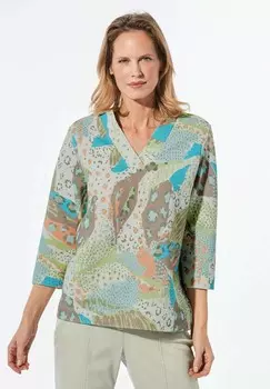 Топ с длинными рукавами MIT 3/4-RMELN GOLDNER, цвет Mottled Grey