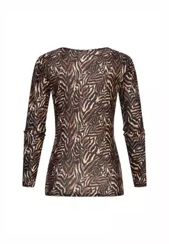 Топ с длинными рукавами MIT ANIMAL PRINT Cloud 5ive, черный