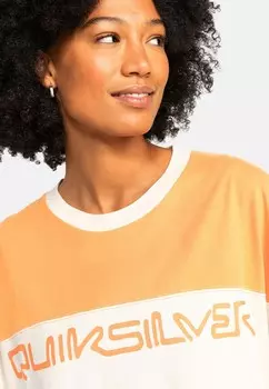 Топ с длинными рукавами MIT BOYFRIEND FIT Quiksilver, оранжевый