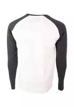 Топ с длинными рукавами MIT GUMMI-PATCH FORSBERG, белый