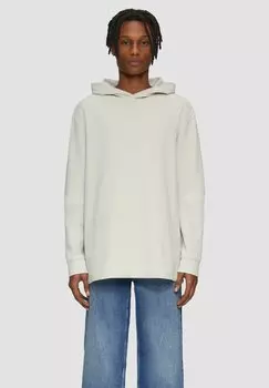 Топ с длинными рукавами MIT KAPUZE QS, светло-серый