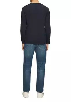 Топ с длинными рукавами MIT LOGO-DETAIL s.Oliver, темно-зеленый