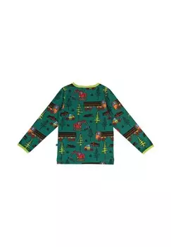 Топ с длинными рукавами MIT MASCHINEN Smfolk, зеленый