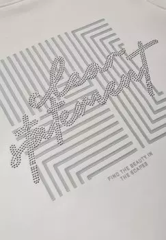 Топ с длинными рукавами MIT PRINT Cecil, молочный