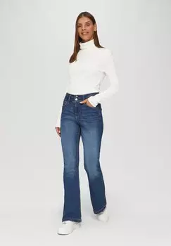 Топ с длинными рукавами MIT ROLLKRAGEN QS, кремовый