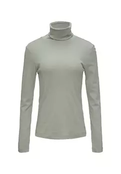 Топ с длинными рукавами MIT ROLLKRAGEN QS, зеленый