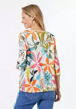 Топ с длинными рукавами MIT U-BOOT-AUSSCHNITT GOLDNER, мультиколор