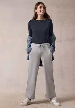 Топ с длинными рукавами MIT U-BOOT-AUSSCHNITT Cecil, синий