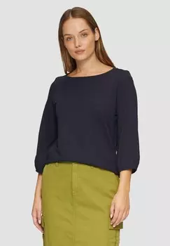 Топ с длинными рукавами MIT U-BOOT-AUSSCHNITT s.Oliver, черный