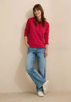 Топ с длинными рукавами MIT WORDING Cecil, светло-красный