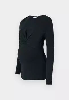 Топ с длинными рукавами MLEVA JUNE MAMALICIOUS, черный