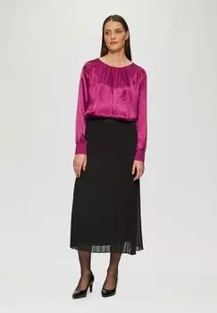 Топ с длинными рукавами MODIEUS s.Oliver BLACK LABEL, розовый