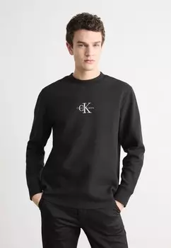 Топ с длинными рукавами MONOLOGO TEE Calvin Klein Jeans, черный