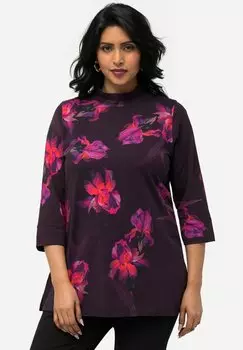 Топ с длинными рукавами MOTIF 3/4 SLEEVE PIMA Ulla Popken, темно-зеленый