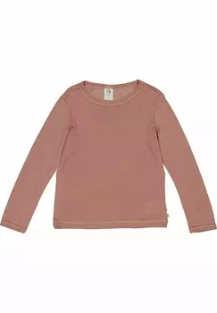 Топ с длинными рукавами Msli by GREEN COTTON, светло-розовый