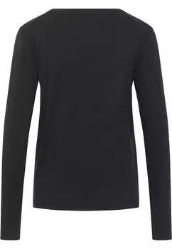 Топ с длинными рукавами Mustang, черный