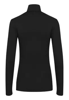 Топ с длинными рукавами My Essential Wardrobe, черный