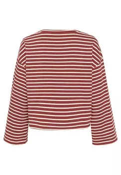 Топ с длинными рукавами NEO BOXY Soaked in Luxury, коричневый