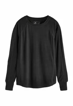 Топ с длинными рукавами Next, черный