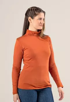 Топ с длинными рукавами NIA Living Crafts, коричневый