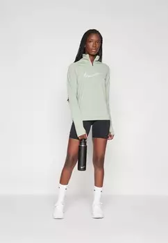 Топ с длинными рукавами Nike Performance, светло-зеленый