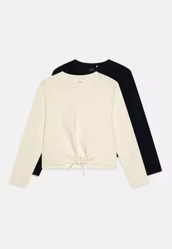 Топ с длинными рукавами NKFVAYA LOOSE 2 PACK Name it, цвет dark sapphire/jet stream