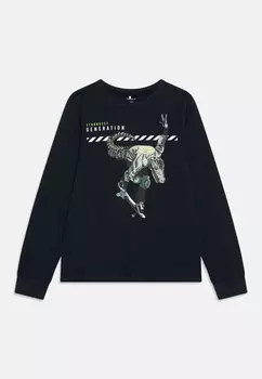 Топ с длинными рукавами NKMTREFOR Name it, цвет dark sapphire