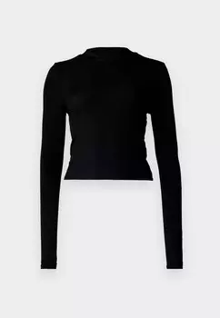 Топ с длинными рукавами NMANNIE OPEN BACK Noisy May, черный