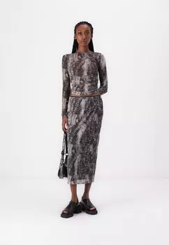 Топ с длинными рукавами NMSONIA Noisy May, черный