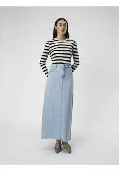 Топ с длинными рукавами Object, кремовый