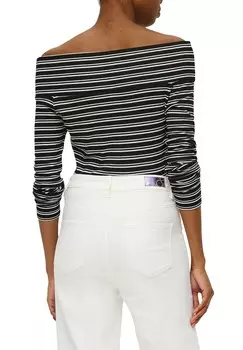 Топ с длинными рукавами OFF-SHOULDER QS, черный