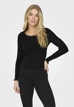 Топ с длинными рукавами OLMXENA ONLY MATERNITY, черный