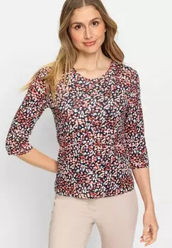 Топ с длинными рукавами Olsen, оранжевый