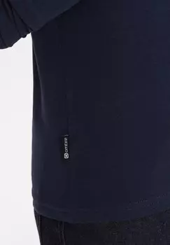 Топ с длинными рукавами Ombre, темно-синий