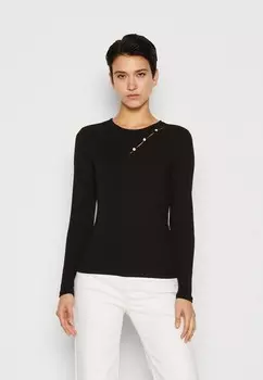 Топ с длинными рукавами ONLALUNA CUT OUT ONLY, черный