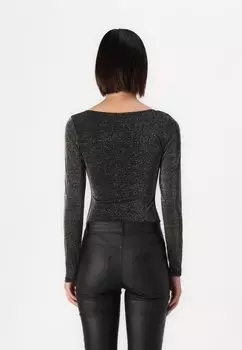 Топ с длинными рукавами ONLAMERA BODY ONLY, молочный