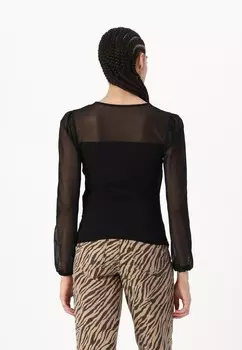 Топ с длинными рукавами ONLCHATY ONLY, черный