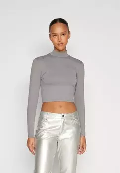 Топ с длинными рукавами ONLEA OPEN BACK ONLY, серый