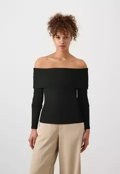 Топ с длинными рукавами ONLEMMY OFF SHOULDER ONLY Tall, черный